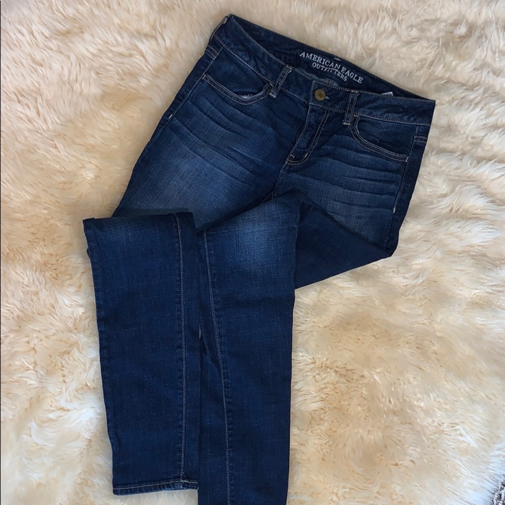 American Eagle Dark Wash Jeggings